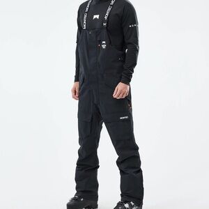 Montec Men's Black Ski & Snowboard Bib